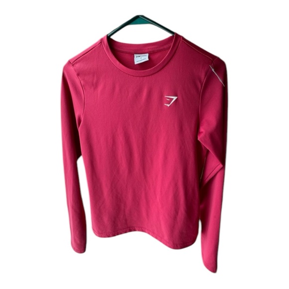 Gymshark Training Performance Long Sleeve Workout Shirt. Women’s small.‎ Berry. - Picture 6 of 6